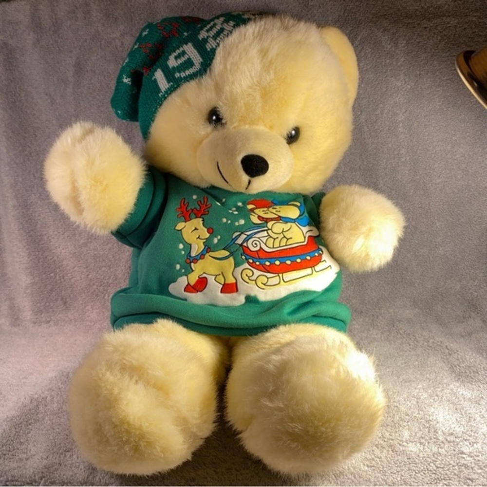 Vintage Dan Dee Bear‎ 1986-1988 plush Stuffed Animal